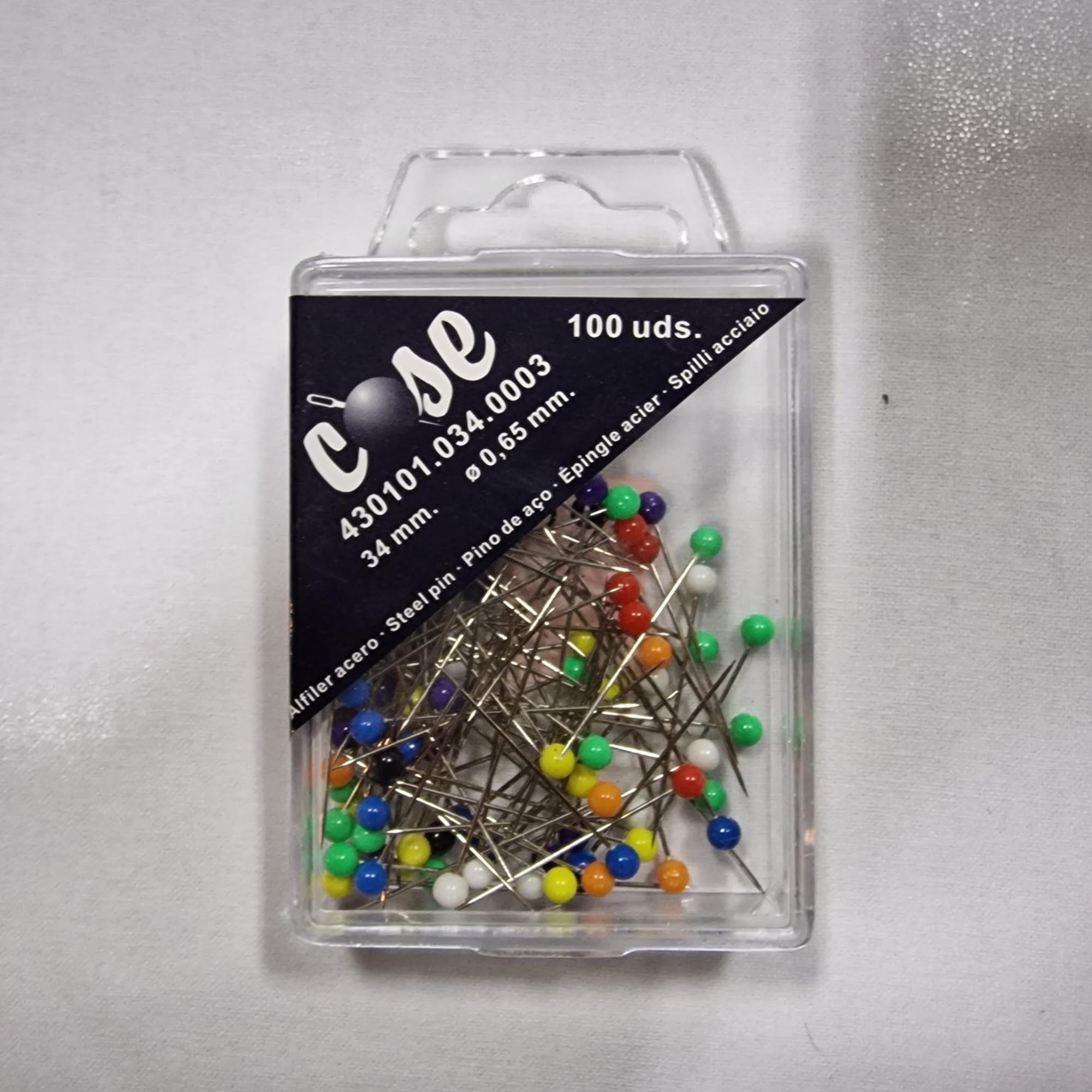 Alfinetes de Costura com Cabeça