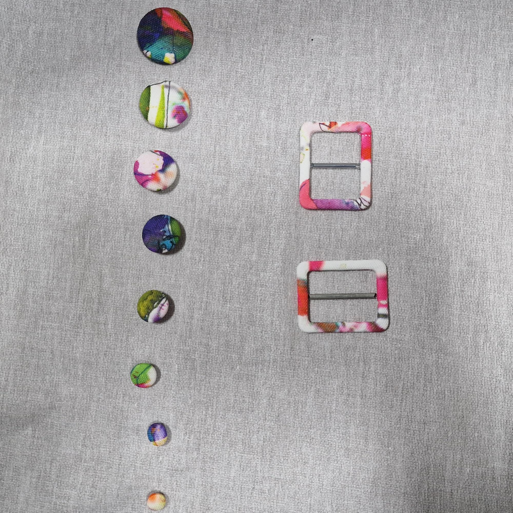 Botões e Fivelas Forradas